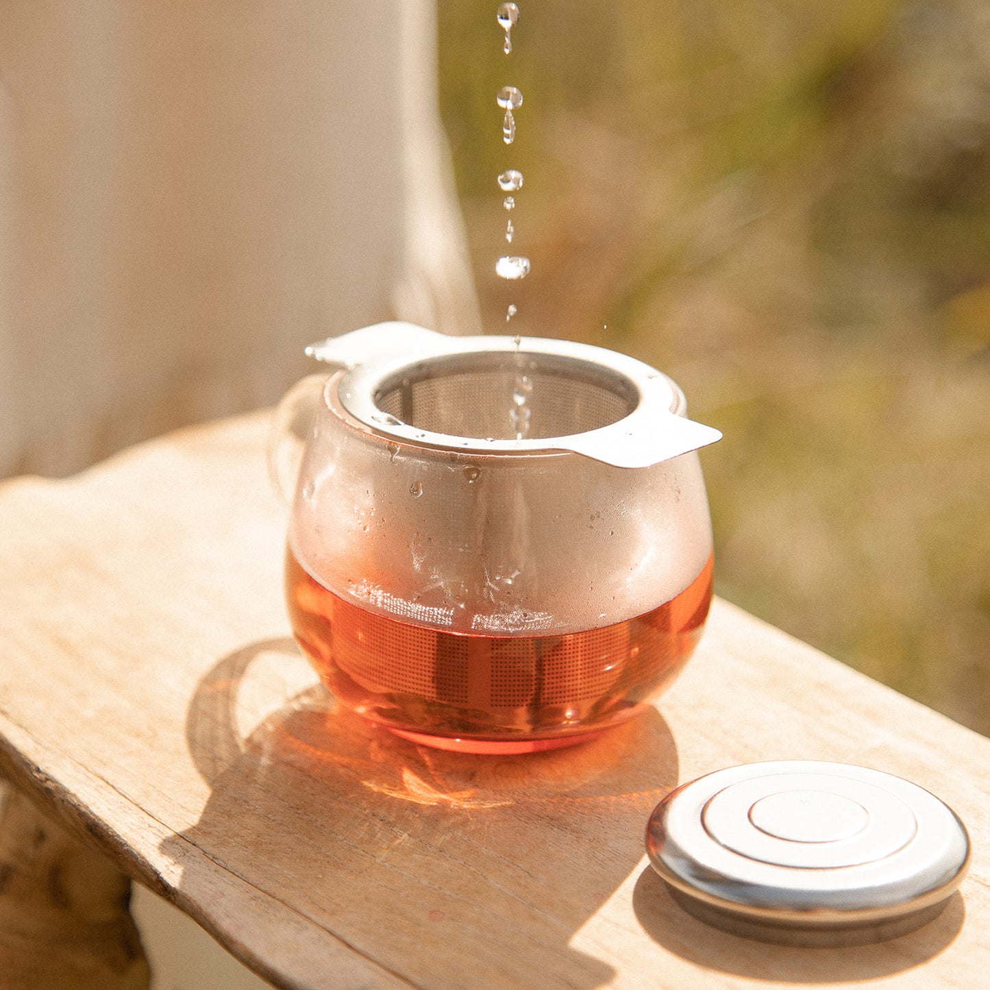 Brew your tea with infuser