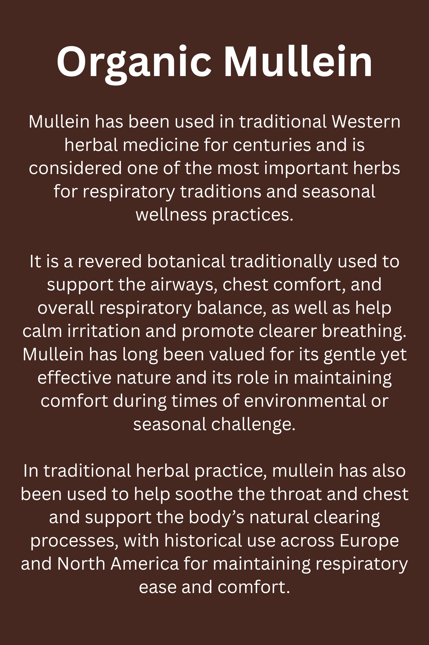 AUSTRALIAN-GROWN MULLEIN TINCTURE