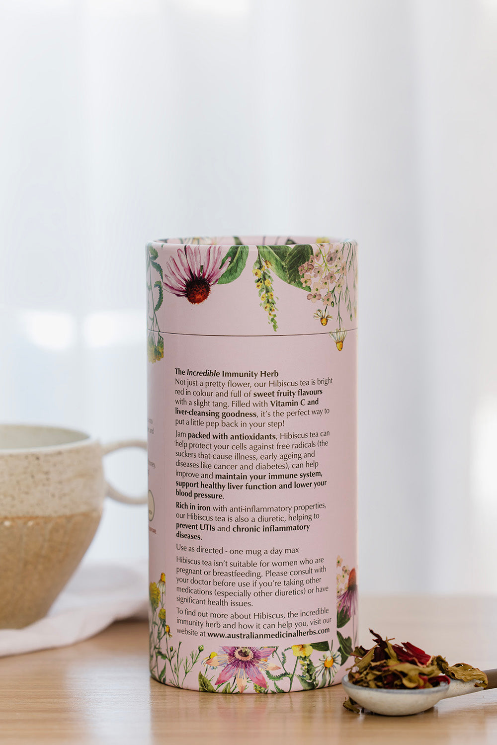 Hibiscus Immunity Tea ingredients and directions