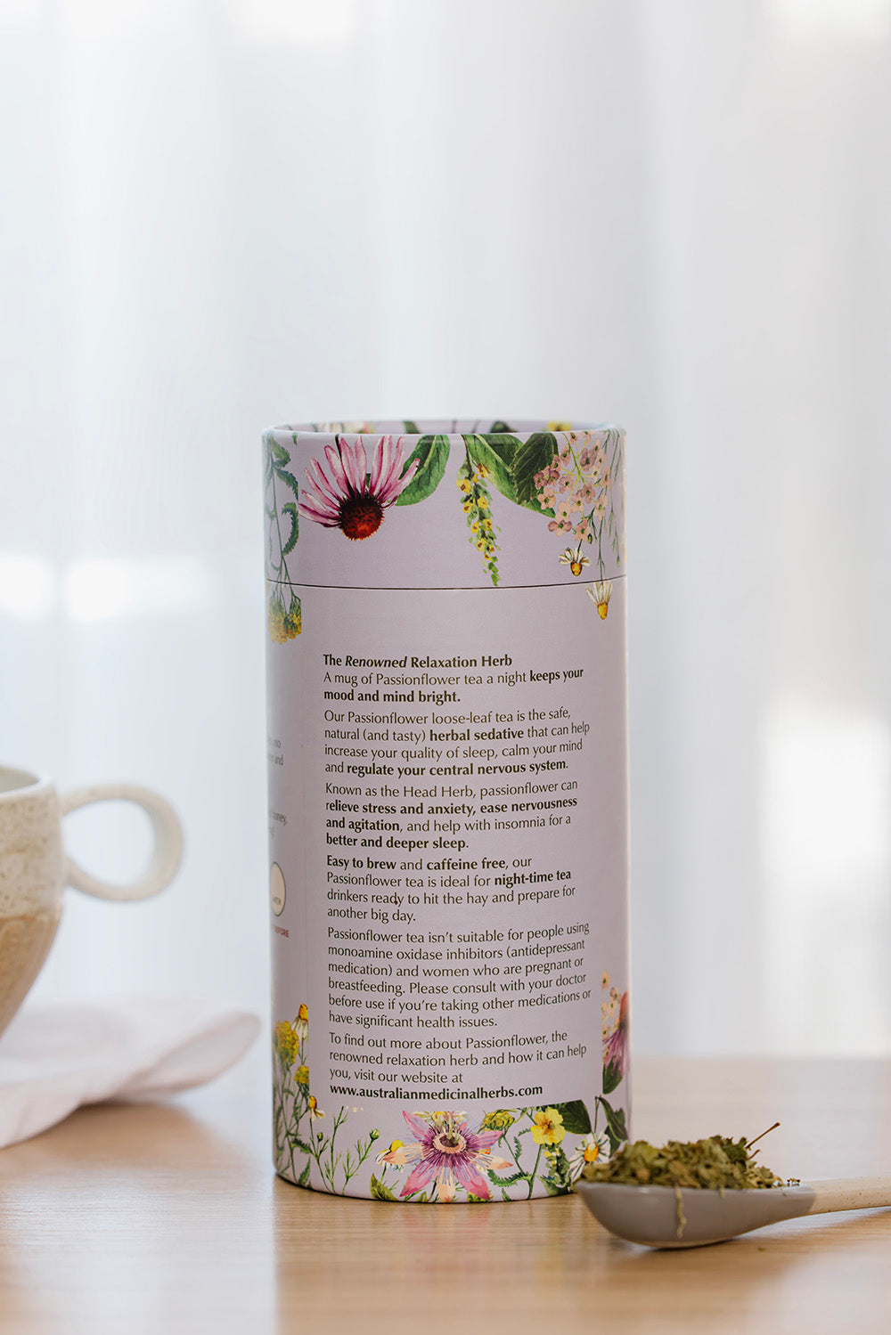 Passionflower Relaxation Tea ingredients and information